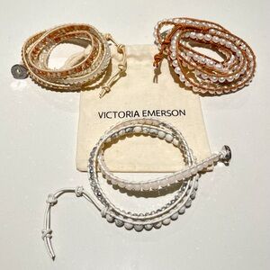 Victoria Emerson Elegant Wrap Bracelet Set of 3